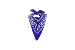 EUROXANTY Bandana 100% cotone | Fazzoletto per collo, testa, bambola | design unico | Fazzoletti per moda e sport |