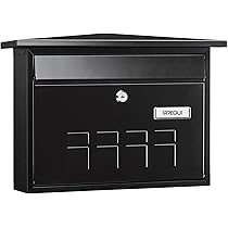 ARREGUI Premium Maxi E5617 Brievenbus van Roestvrij Staal | Formaat L ( Tijdschriften en C4-Enveloppen) | Grote Wandbrievenbus voor Buiten met Naamplaatje en Valklep | Eenvoudige Montage | RVS