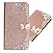 Produktbild Dünn Bling Glitzer Kartenfach Diamant BookStyle Flip für Samsung S10e,Folio Wallet Ledertasche Funkeln Glitzer Slim Leder Hülle Schutzhülle Scratch Bumper Stand Card Slots Magnetverschluß