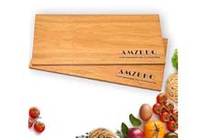 AMZBBQ® Set di 2 tavole in legno di cedro per grigliare, 28 x 14 cm, per barbecue a gas e a carbone, per salmone, accessori per barbecue, regalo per uomini e donne