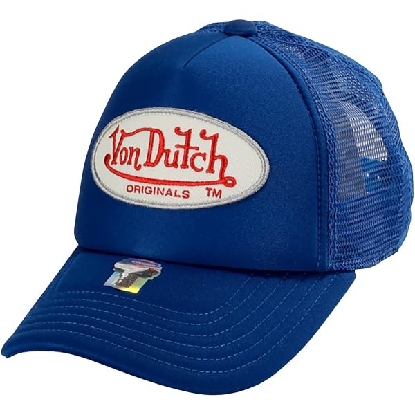 Von Dutch Trucker Cap – Neon-Gelb, Verstellbar | Für Damen & Herren, Snapback