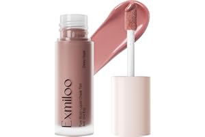 Exmiloo Liquid Blush, Flüssiges Rouge mit Leichter Textur, Aufbaubare Farbe mit Dewy Finish für Natürlichen Glow, Für Wangen & Lippen, Vegan & Tierversuchsfrei, Farbton: Dewy Hope