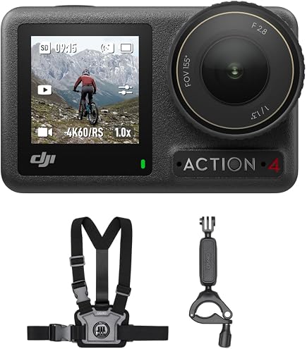DJI Osmo Action 4 Standard Combo - 4K/120fps Waterproof Action