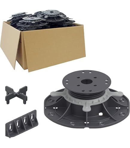 Terrassenlager / Einschlaghülsen 91x91 Mm – Schwarze Stelzlager Für Terrassendielen, Frostsicher