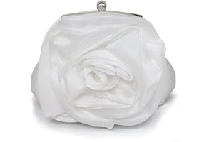 Pahajim Pochettes et Clutches Femme Clutch Bag en Satin Petit Sac Soiree Chic Fleurs Sac a Main Mariage avec Bandouliere pour Ceremonie Fête Banquet