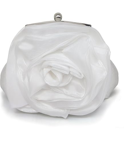 Sac à Main De Soirée Crème Brodé De Perles Et Paillettes – Idéal Pour Vos Sorties élégantes
