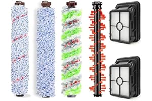 Doremi Anwor Accessories for Bissell Crosswave 3-in-1, 1 Multi-Purpose Main Brush + 1 Pet Roller Brush + 1 Carpet Brush + 1 Floor Brush for Bissell CrossWave 1866, 1785, 2052, 1713, 2225 Vacuum Cleaner