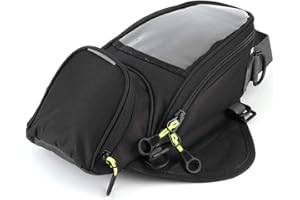 Tbest Givi Borsa Serbatoio Borse Serbatoio Impermeabile Borsa Serbatoio Benzina Magnete Navigatore Bisaccia Grande Finestra Trasparente Zaino Moto