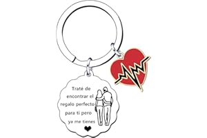 GUOYU Regalo Pareja Llavero Pareja Hombre Mujer Regalos de San Valentín Regalo de Cumpleaños de Aniversario para Marido Esposa Novia Novio Él Ella