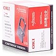 OKI 9002303 Black Printer Ribbon – Tape Dot-Matrix Printers (Microline ML182, 280, 3320, 3321, Black, 3000000 Characters, Black, OKI, 41 g)