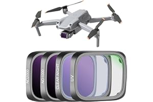 NEEWER Zestaw filtrów obiektywu aparatu kompatybilny z DJI Air 2S, 4-pak wielowarstwowych filtrów dronów, w tym filtry ND1000, ND2000, NV, UV