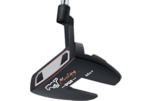 PGF Mustang Forged Blade & Mallet Plumber’s Neck Putter [Black] [Length:33"-34"-35"] Crafted with Precision