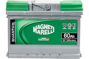 QUANTUM ENERGY Magneti Marelli Batteria per auto 60AH 12V 540A EN1 per cassetta L2B
