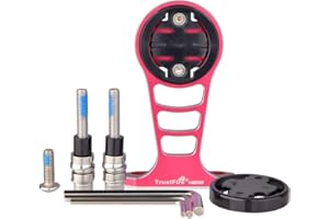 TrustFire HE06 Soporte de bicicleta GPS para ordenador de bicicleta para cámara deportiva Garmin Edge Bryton Sony HDR AS50/AS200V – Rojo