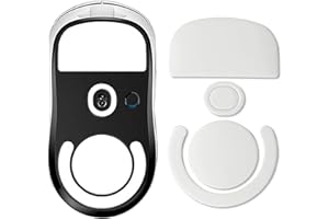 NUCNOK 2 Pièces Glides pour Logitech G Pro X Superlight,Patins de Souris de Rechange,Pieds de Souris,Ultra Rapides,Arrondi,Haute Qualité,Lisse et Durable,Accessoires Souris Gaming