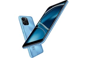 XGODY S21 Smartphone Ohne Vertrag, 5,5 Zoll Günstig Handy 1GB+16GB 64GB Erweiterbar Quad Core Android 9, 3G Dual SIM 2500mAh Akku, 5MP+5MP Kameras, 3 Kartensteckplatz Gesichts-ID GPS Handy(Blau)