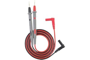 Puntali Tester, Akozon 2 Pezzi PT1006 20A Penna per Sonda con Punta Ad Ago per Multimetro Digitale con Buona Conduttività Cavo di Prova 109cm per Uso Automobilistico e Industriale