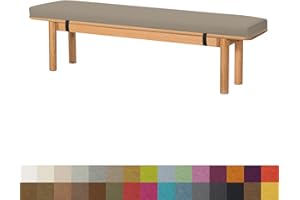 DQWJYYDS Garden Bench Cushion 100x40x5CM Patio Furniture Seat Pad Rectangle Seat Cushion Pad for Outdoor Lawn Lounger Porch Swing Long Chair Bench Pad,Color#6 Light Brown