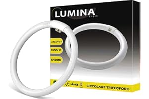 HYTAMA TOOLS LUMINA LIGHT - T9 Lampadina Fluorescente Attacco G10q Luce Bianca Fredda 6400K, Circolare, Vetro. [Classe di efficienza energetica A] (32)