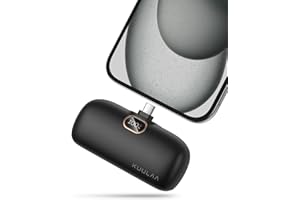 Kuulaa Mini Power Bank, 20 W Szybkie Ladowanie 5000 mAh Przenośna Ladowarka z Wejściem i Wyjściem USB C, PD3.0 Przenośny Bank Baterii Kompatybilny z iPhone 15 Samsung S23/22 Huawei itp