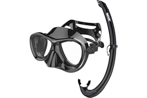 SEAC Set Bis Capri Top, Set with Capri Mask and Silicone Snorkel Top for Adults and Kids