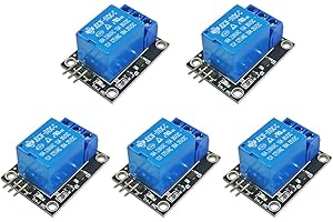 ICQUANZX 5PCS 5V A Módulo de relé de Canal Shield para PIC AVR DSP Arm para arduino relé