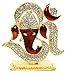 Eknoor Car Dashboard Idol- Metal Carving Ganesh ji (Multi Colour) Idol with japa mala RS.400.00