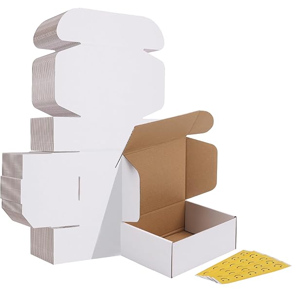 7X6X3 Inch Shipping Boxes Pack Of 25,Livejun Brown Corrugated Cardboard - View #8