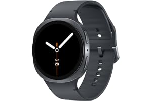 Samsung Galaxy Watch8 (44mm, LTE, Graphite) with 3nm Processor | Dual GPS | Sapphire Glass & Armor Aluminum | 5ATM & IP68 | BP, ECG, IHRN & Vascular Load Monitoring | Anti-oxidant Index