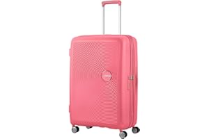 American Tourister Soundbox - Spinner L Erweiterbar Koffer, 77 cm, 97/110 L, Rosa (Sun Kissed Coral)