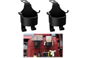 BTRONSN 2 PCS Multifunctional Hook for Car Seat Back,Car Hook Backseat Cup Holder,Universal Car Handbag Hooks,Car Headrest Hook,Multifunctional Heavy Duty Storage Hooks for Auto Backseat