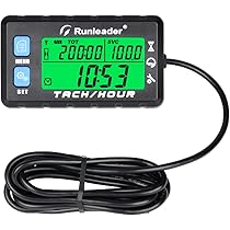 Contaore HM032R Multifunzionale - Tachimetro Digitale Per Tosaerba, Motori, Barche E Generatori - Foto 11