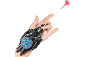 Qepakui Web Shooter |Spider Web Shooter | Giocattolo da Polso per Lanciatore di Film | Giocattolo Guanti Lancia Ragno | Forniture per Bomboniere per Giochi di Ruolo Cosplay per Ragazzi Ragazze