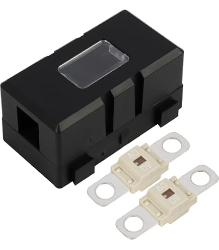 Zekeringhouder Midi Set – 2 Stuks + 2 Zekeringen – 30-200 A, Spatwaterdicht – Voor Auto, Boot En Meer 4 miniatura
