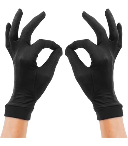 Jasmine Silk Gants Thermiques En Soie 100% Pure - Doublure Pour Cyclistes, Skieurs, Marcheurs - Extra Small