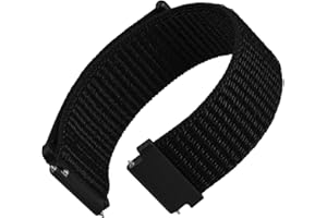 WOCCI Regolabile Sport Cinturino Orologio in Nylon con Chiusura a Strappo per Uomo e Donna, Sgancio Rapido, Larghezza Cinturino 18mm 20mm 22mm
