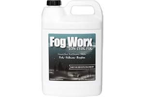 Fogworx lågliggande dimjuice, låg liggande inomhus- och utomhusdimma, designade dimkylare, markdimma och lågliggande dimgeneratorer, 1 gallon