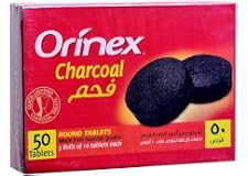 Orinex charcoal round tablets, 50 pieces