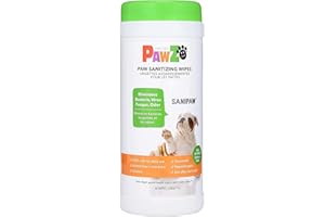 Protex PawZ SaniPaw and Odor Eliminating Paw Wipes(60 Wipes)
