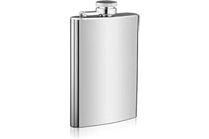 COOKRM Petaca De Alcohol Bebida, Termo Cantimplora Hombre Y Mujer, Licorera Pequeña Whisky De Acero Inoxidable,para Boda Y Fiesta Para Guardar Y Esconder Alcohol Licor Peaky Blinders Bolsillo 240ml