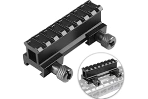 HOUSON Picatinny Rail Adapter, Picatinny Rail Adapter 20mm to 20mm Tactical Scope Extend Mount Adapter G0015