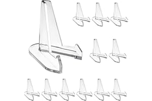 BSTKEY - Soporte para monedas (tamaño pequeño), acrílico, Large/12Pcs
