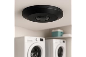 Infraröd takrörelsesensor 360°, smal platt 24mm, LED lämplig