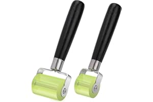 GOIEHIR 2 Pièces Presseur en Silicone Rouleau, Rouleau de Pression à Main, pour L'encollage des Bords et le Soudage des Bâches en PVC