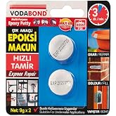 VODABOND 53.03.049 Epoksi Macun Yapıştırıcı, Beyaz