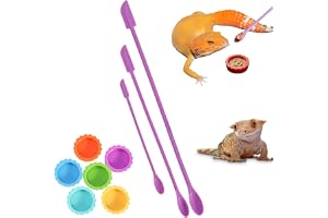 9 stycken reptilskål: Återanvändbar och liten silikonmatare | Crested gecko matbricka för små ödlor leopard ormar vattensköld