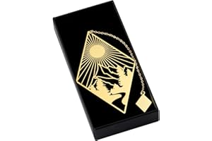 Marque page, marque-page, marque-page en métal, signet sculpté creux en or design soleil HOMEMARS, cadeaux de retraite, cadeau d'étudiants enseignants, cadeaux de couple, cadeaux de Noël