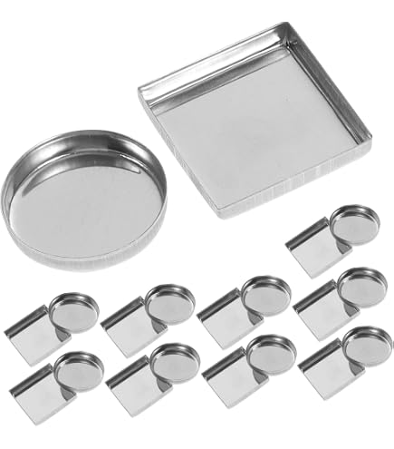 NICENEEDED Leere Lidschattenpaletten – 8 Gitter, Nachfüllbar, 7,5x7,5x1,4 Cm, Aus Kunststoff, Für DIY-Make-up