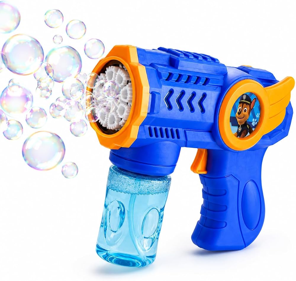 Talky Pilli Köpük Tabancası Otomatik Baloncuk Makinesi Bubble Gun Bol Köpük Üreten Sızdırmaz Tasarım (Mavi)