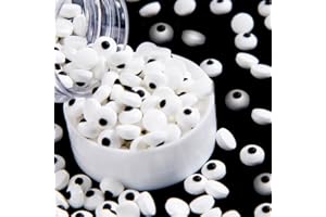 PHILAEEC Essbare Zuckeraugen 80g, Mini Zuckerdekor Augen zum Verzieren von Cookies, Muffins, Cupcakes, Geburtstags-Torten, Geburtstags-Kuchen, für Halloween, Weihnachten und Kinder-Geburtstage